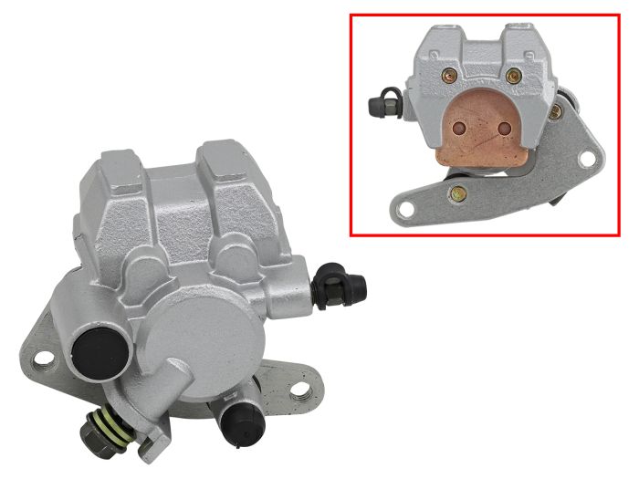 Bronco Brake Caliper, Front Right with Brake Pads - AT-05A04