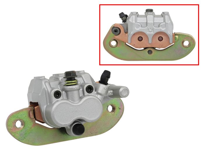 Bronco Brake Caliper, Rear Left with Brake Pads - AT-05A07