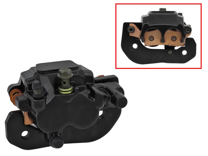 Bronco Brake Caliper, Rear Left with Brake Pads - AT-05A29