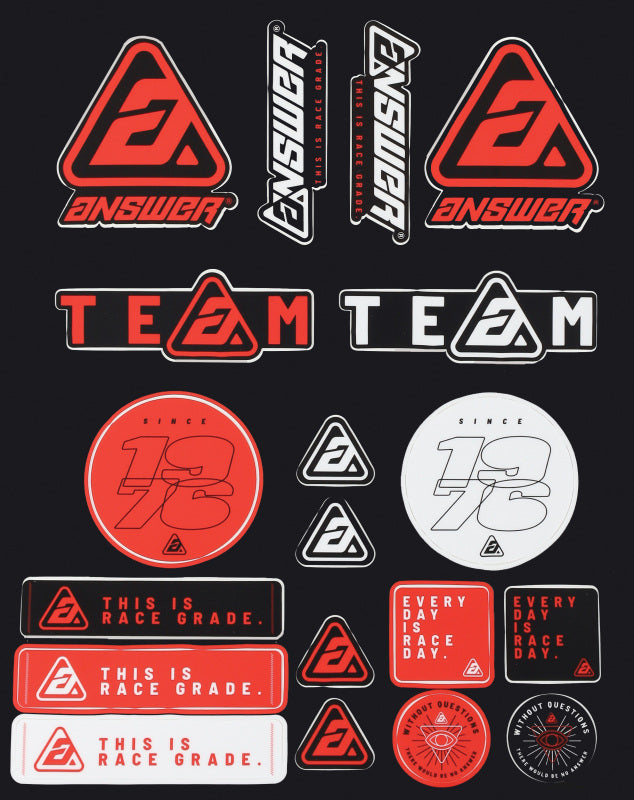 Answer Sign Sticker Answer Logo Sticker Sheet – JKLOFFROAD
