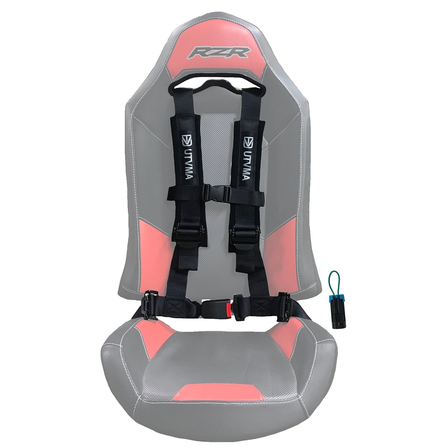 RZR 4-Point Harness Seat Pass Through Kit (2 Seats) with Override Clip
