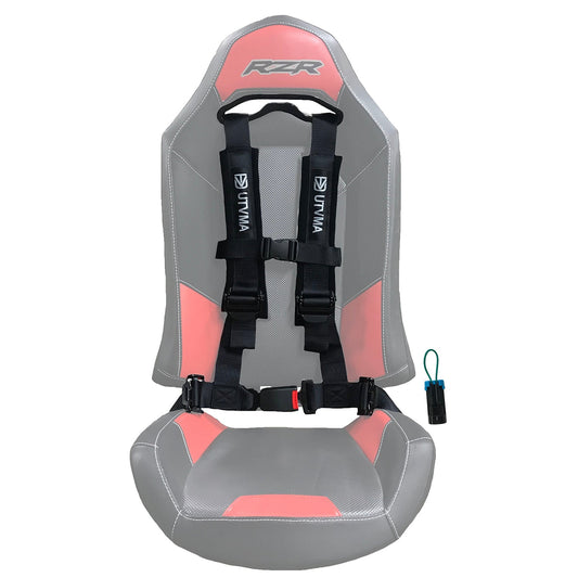 RZR 4-Point Harness Seat Pass Through Kit (2 Seats) with Override Clip