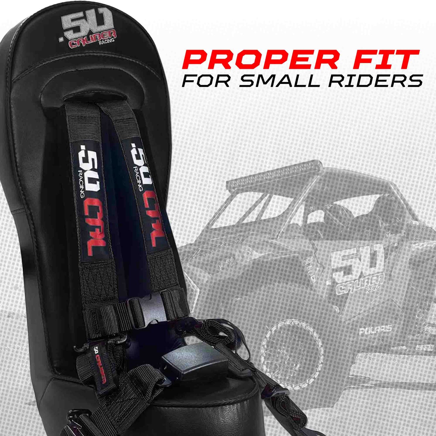 RZR XP1000 Bump Seat with Harness