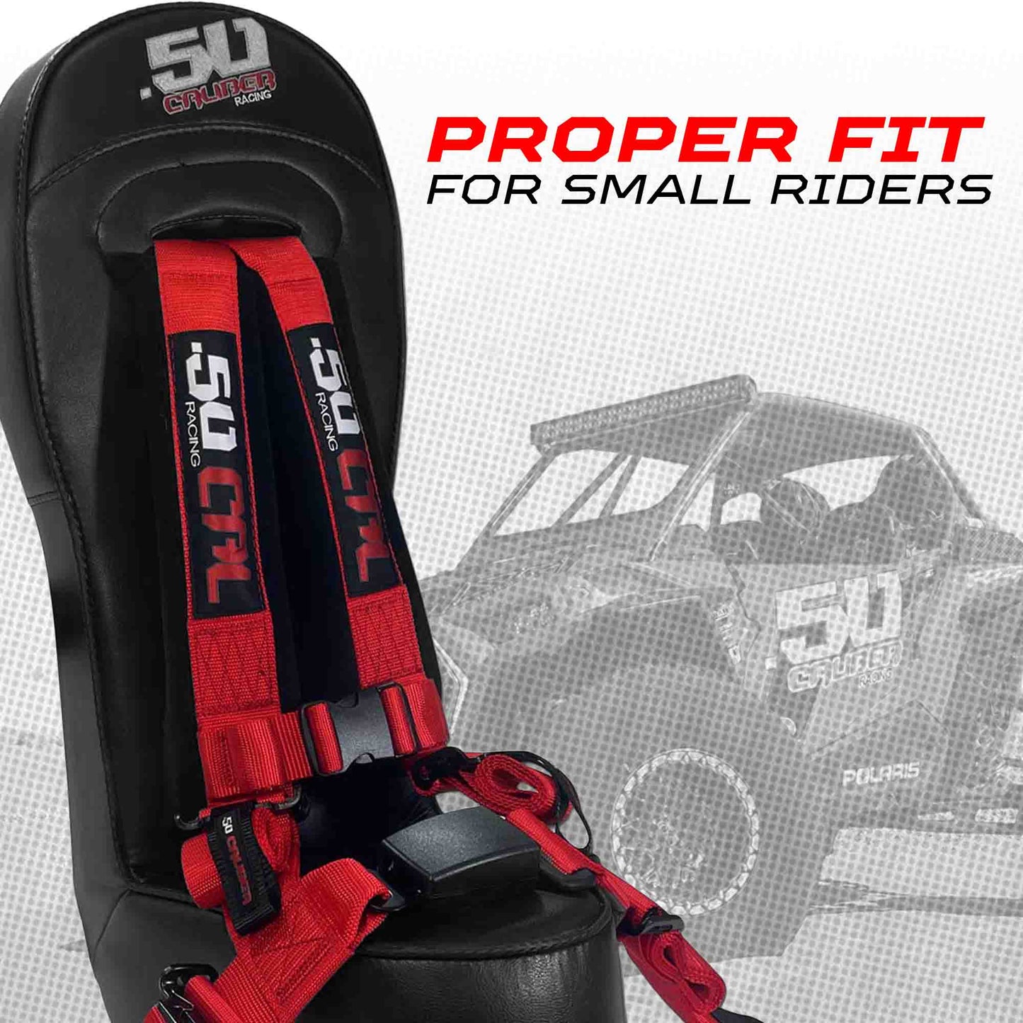 Polaris General Bump Seat with Harness