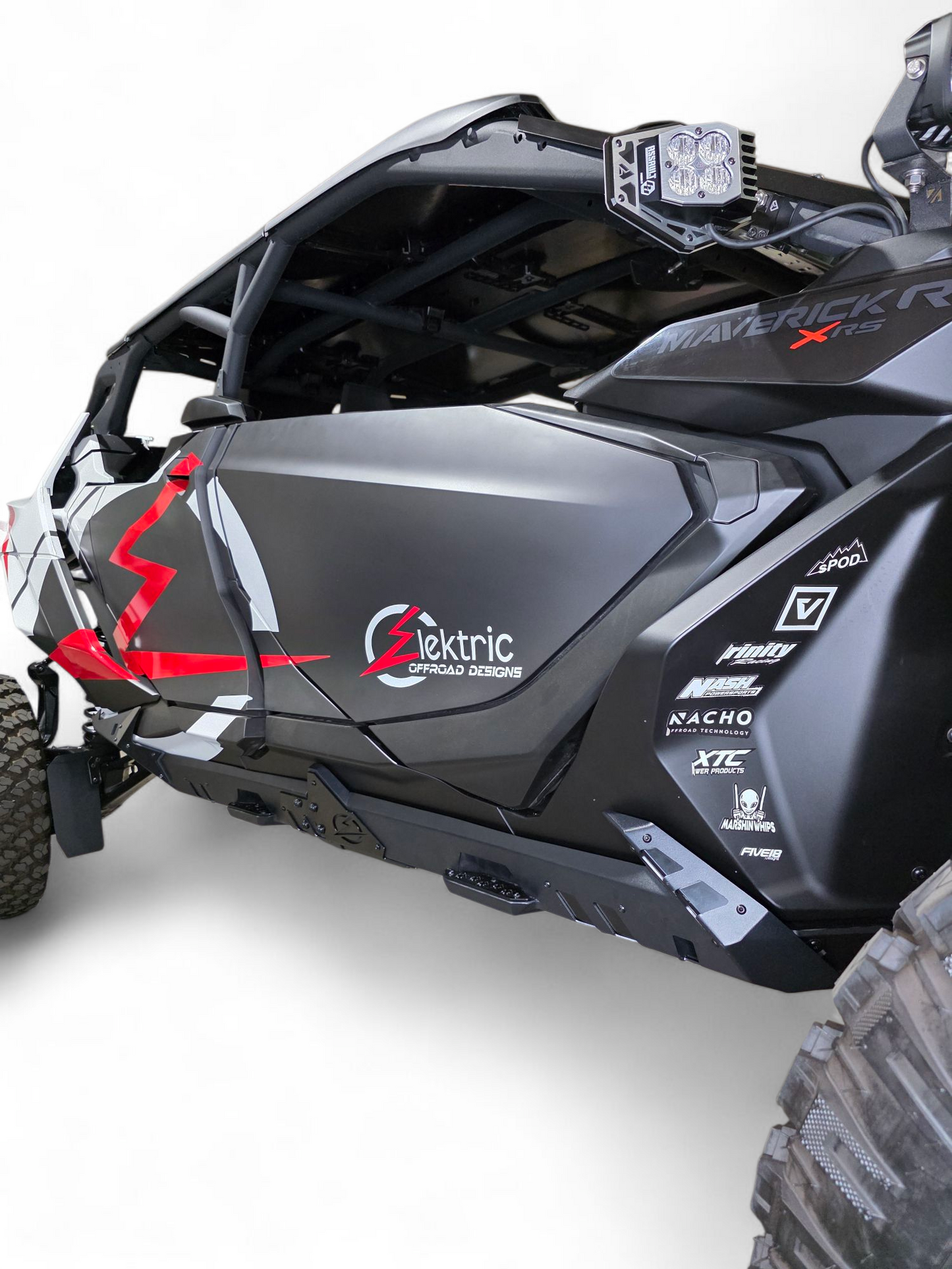 2024+ Can Am Maverick R Volt Rocker Steps 4 Seat - RQRGA0001