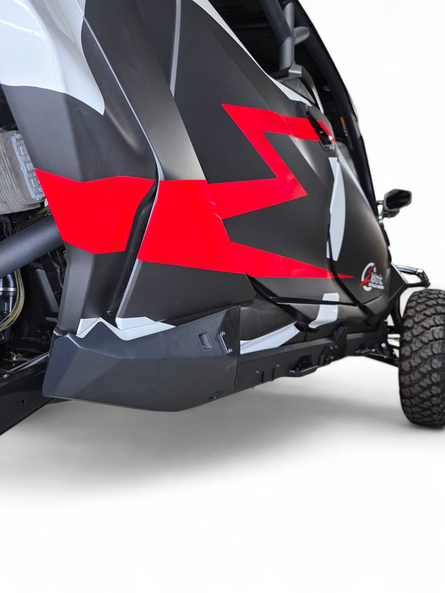 2024+ Can Am Maverick R Volt Rocker Steps 4 Seat - RQRGA0001