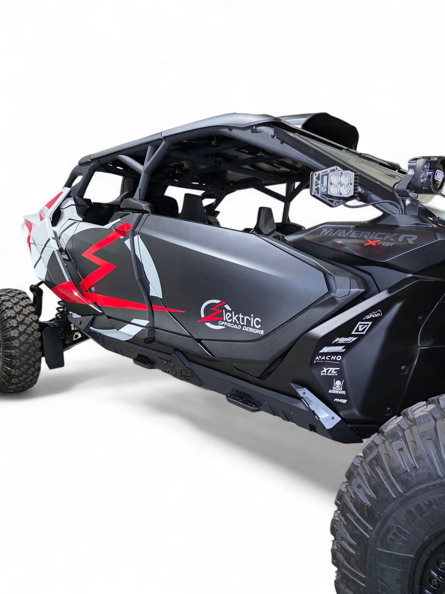 2024+ Can Am Maverick R Volt Rocker Steps 4 Seat - RQRGA0001