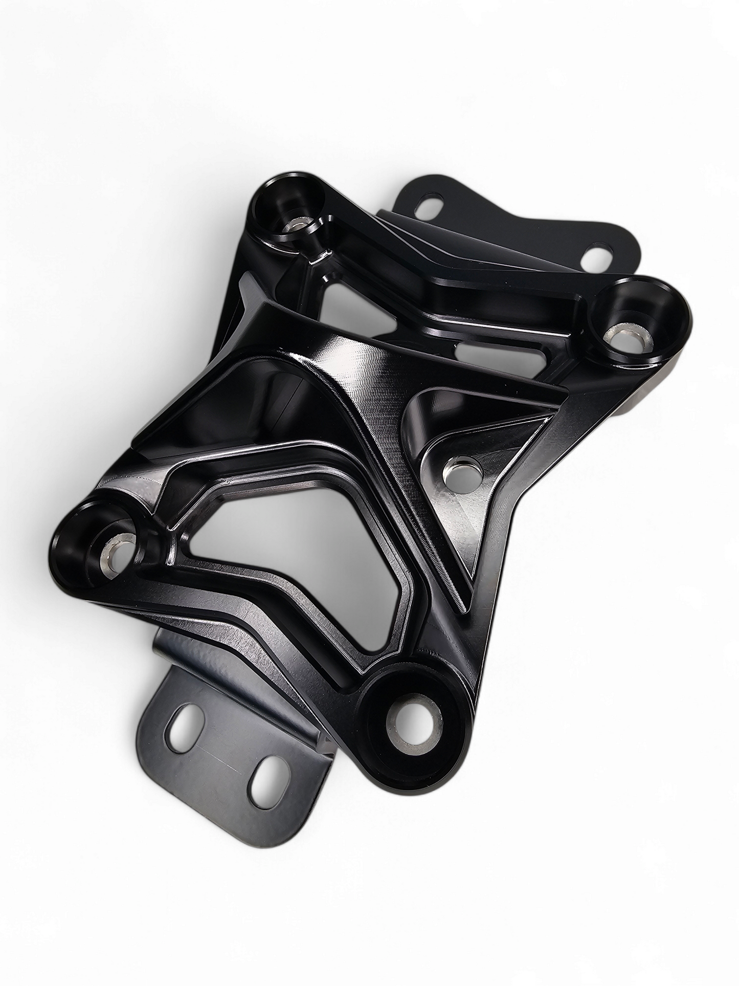 2022 to Current Can Am X3 10 Bolt Radius Rod Plate with Pull Hook (Black) - RRP210014