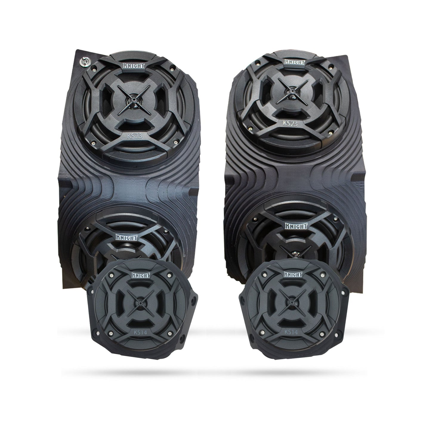 Can Am Outlander (12–25) Bluetooth LED Double ATV Surround Sound System