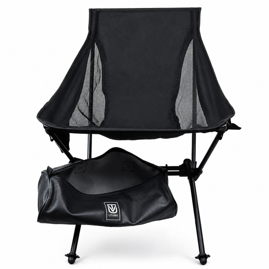 Large Camp Chair with Roll Cage Bag