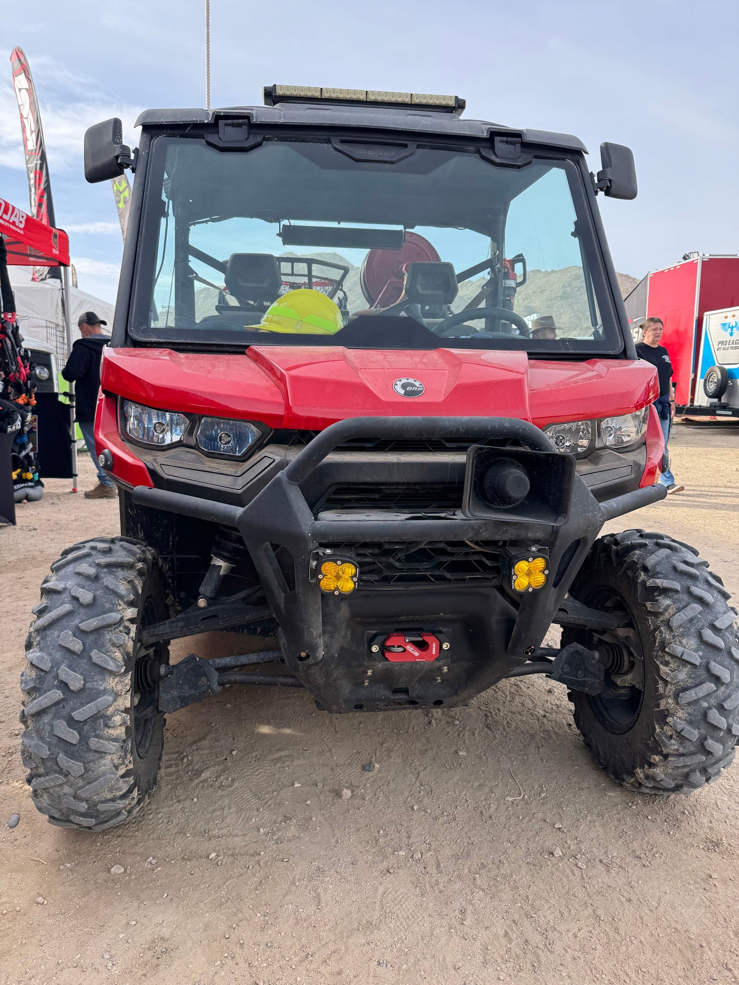 Side By Side / UTV Aluminum Recessed Winch Shackle with Fairlead Kit. (LIFE TIME WARRANTY*)