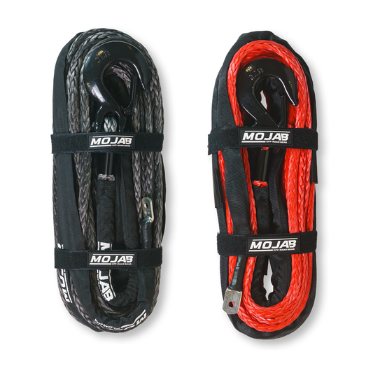 1/2'' x 78' Synthetic Winch Rope with Removable Forged Winch Hook