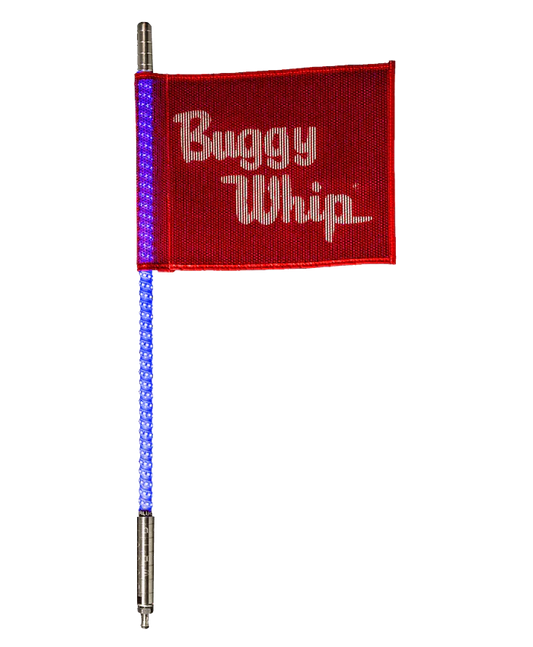 Buggy Whip 4' & 6' Bright Visibility Quick-Release LED Whip Lights