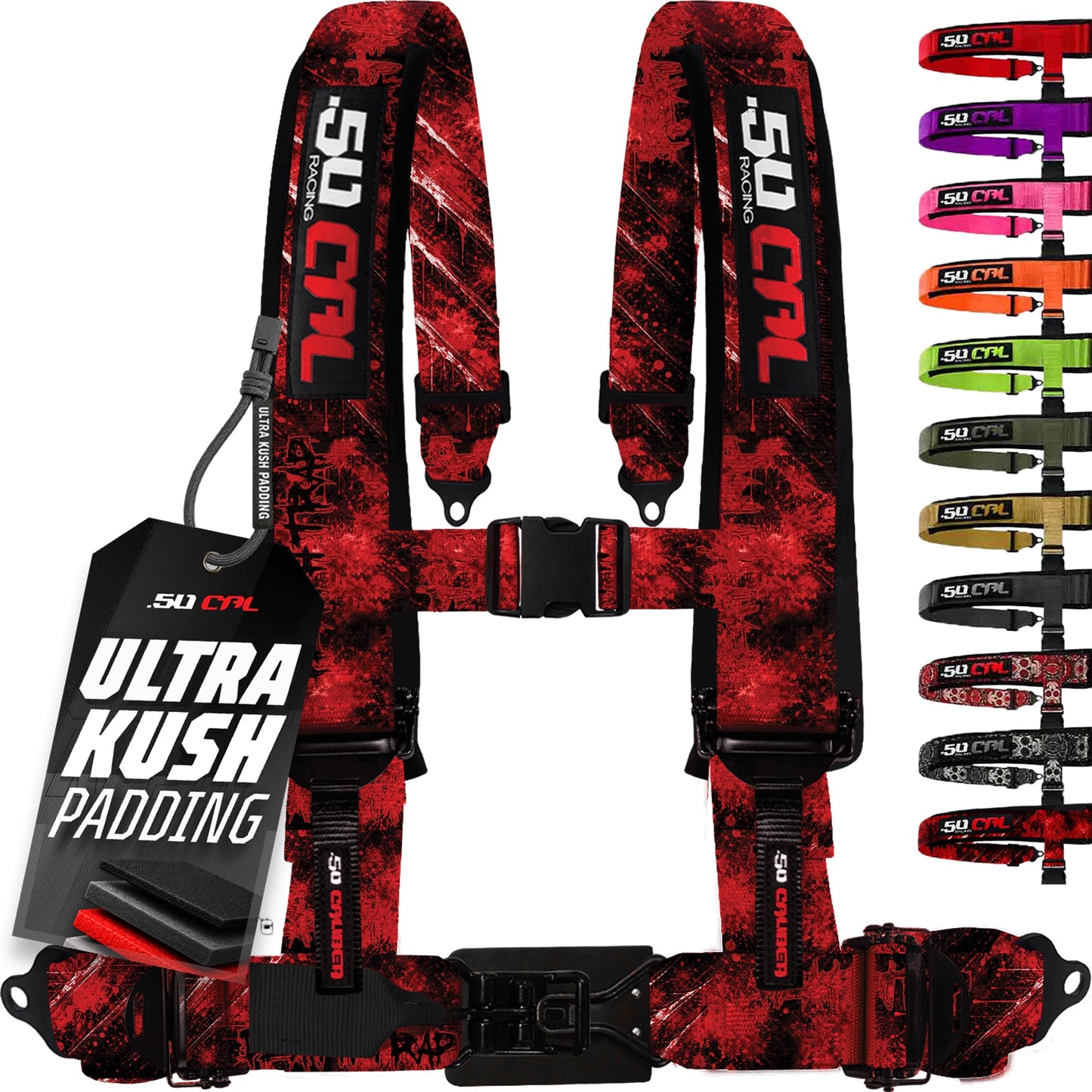 2" & 3" 4pt & 5pt Elite Series Race Latch "EZ" Adjust Harness