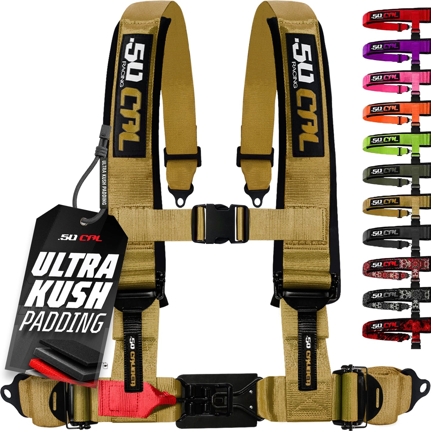 2" & 3" 4pt & 5pt Elite Series Race Latch "EZ" Adjust Harness