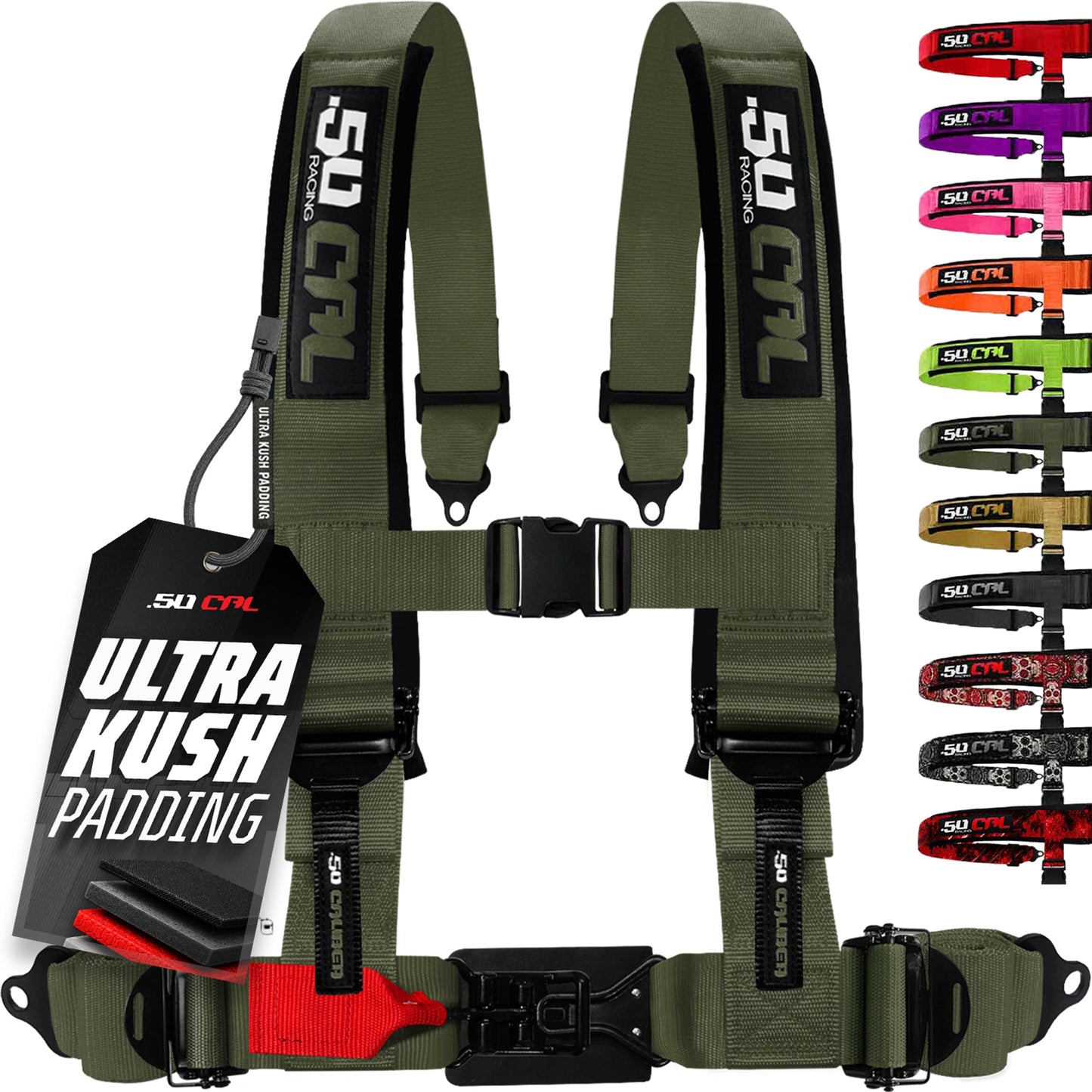 2" & 3" 4pt & 5pt Elite Series Race Latch "EZ" Adjust Harness