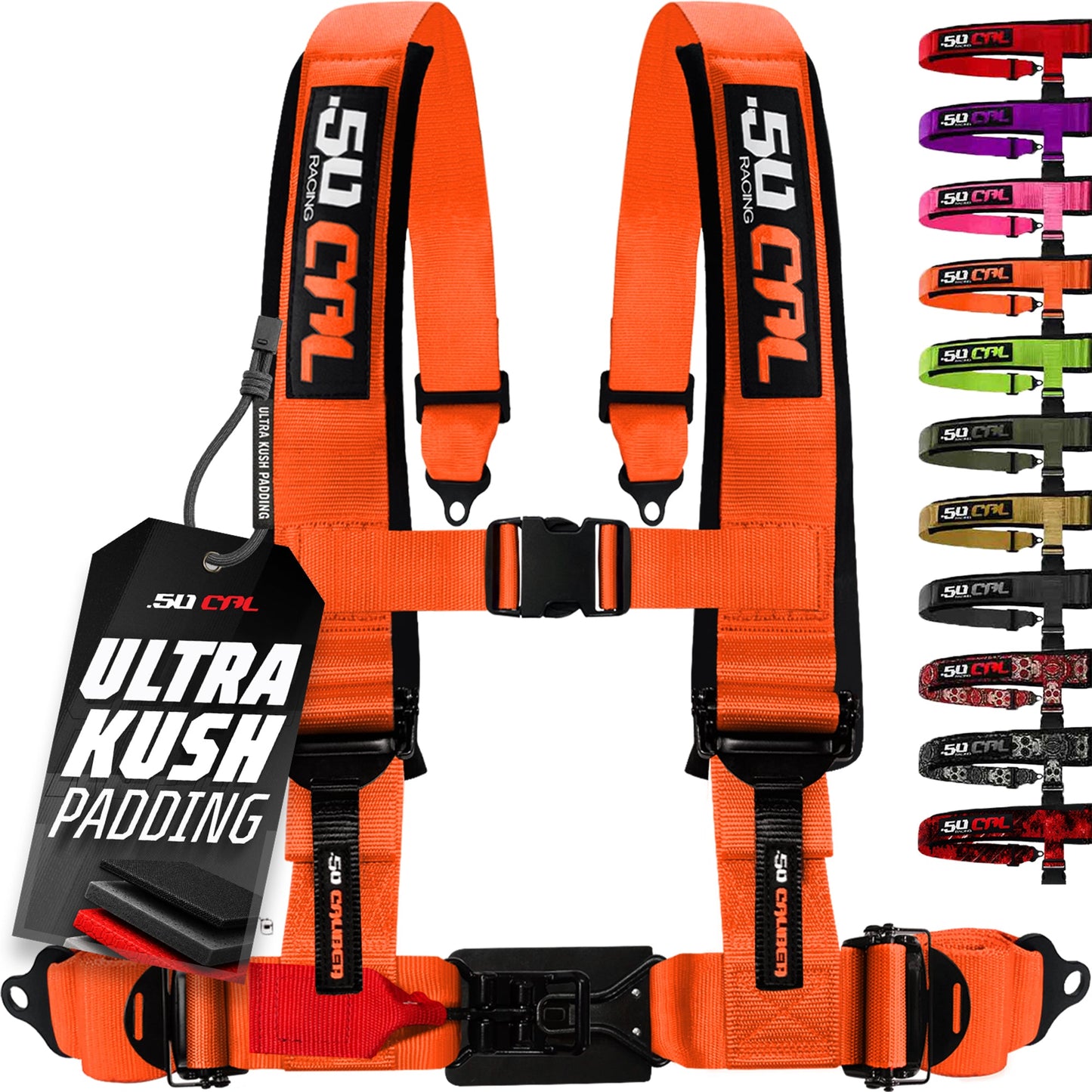 2" & 3" 4pt & 5pt Elite Series Race Latch "EZ" Adjust Harness