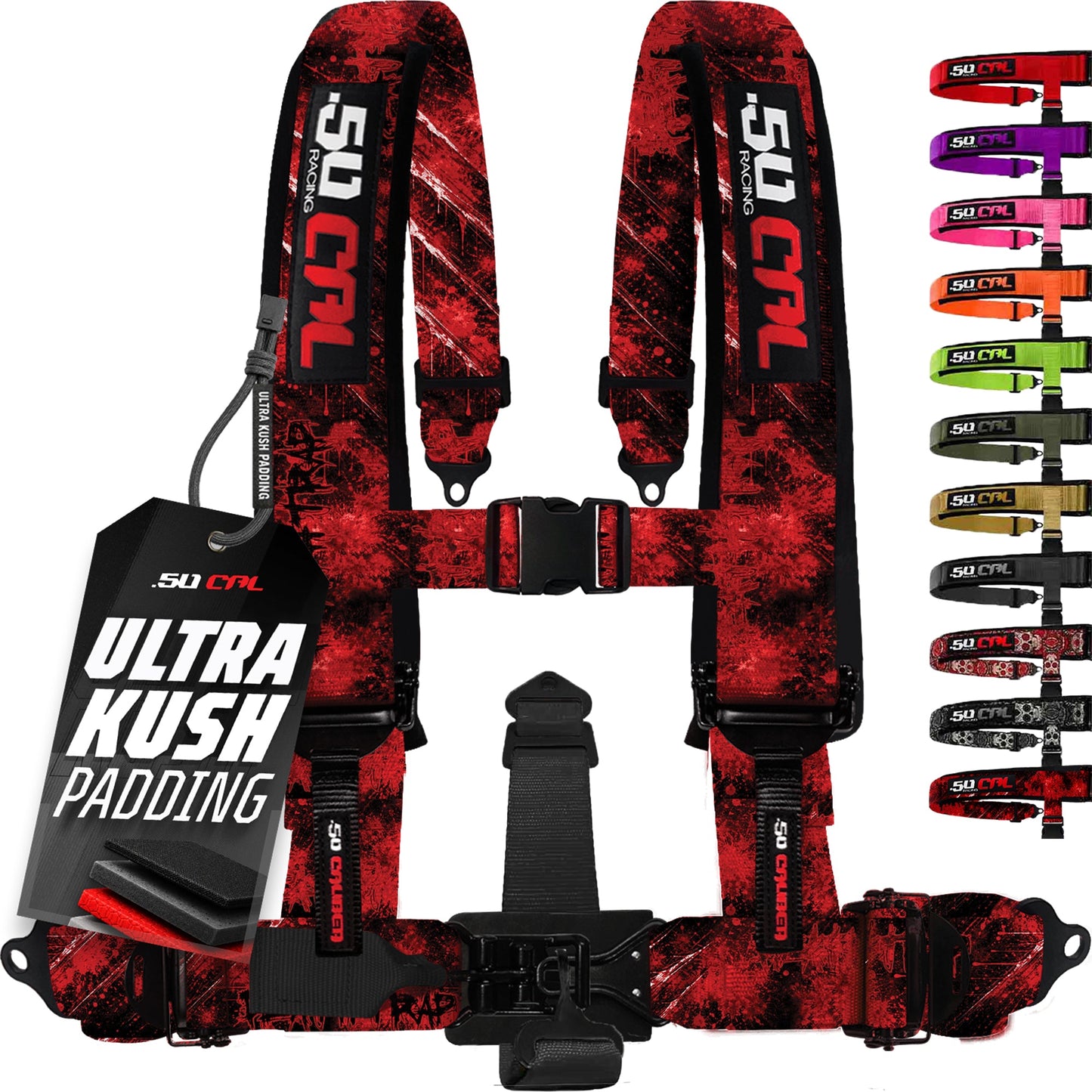 2" & 3" 4pt & 5pt Elite Series Race Latch "EZ" Adjust Harness