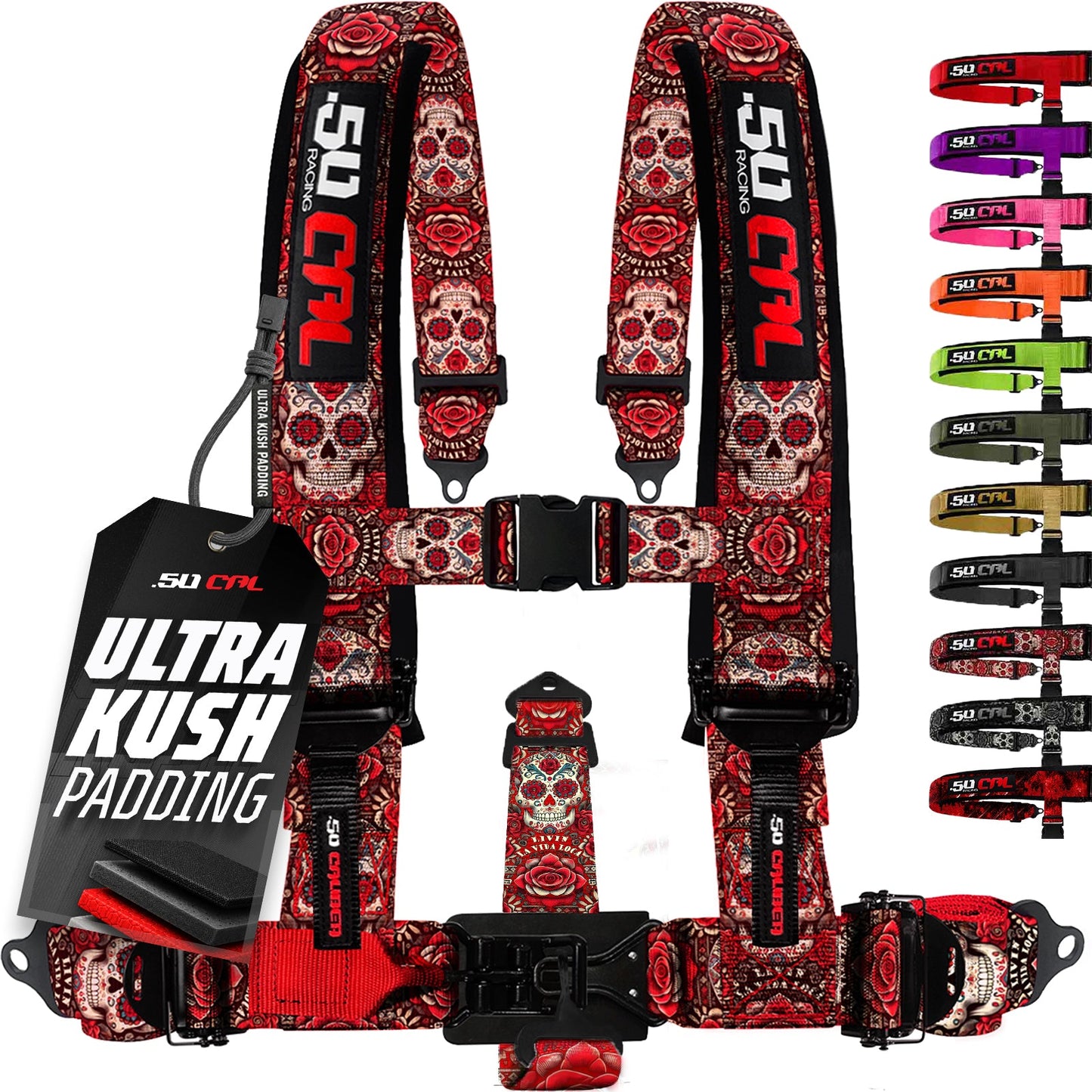 2" & 3" 4pt & 5pt Elite Series Race Latch "EZ" Adjust Harness