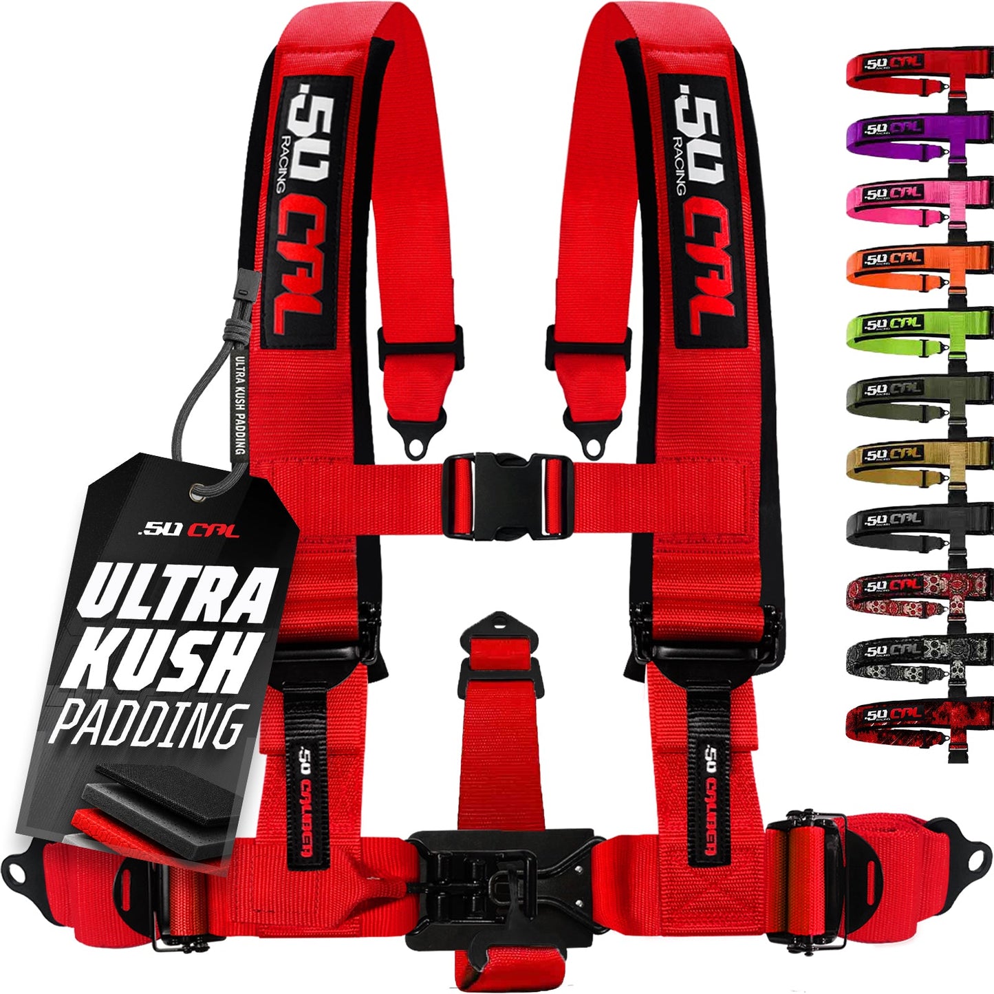 2" & 3" 4pt & 5pt Elite Series Race Latch "EZ" Adjust Harness
