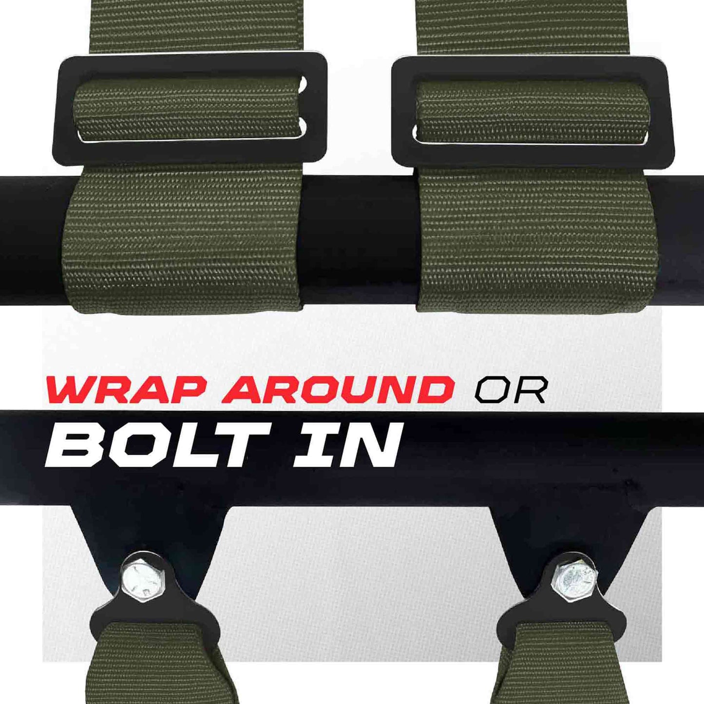 2" & 3" 4pt & 5pt Elite Series Race Latch "EZ" Adjust Harness