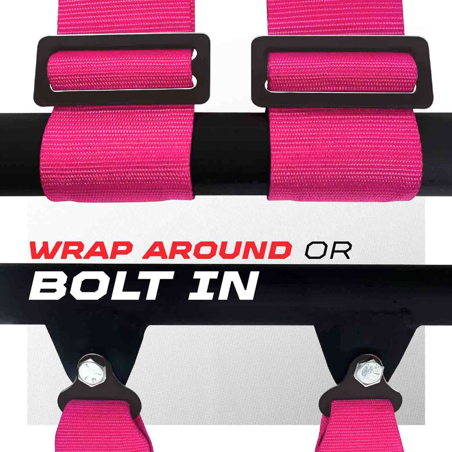 2" & 3" 4pt & 5pt Elite Series Race Latch "EZ" Adjust Harness