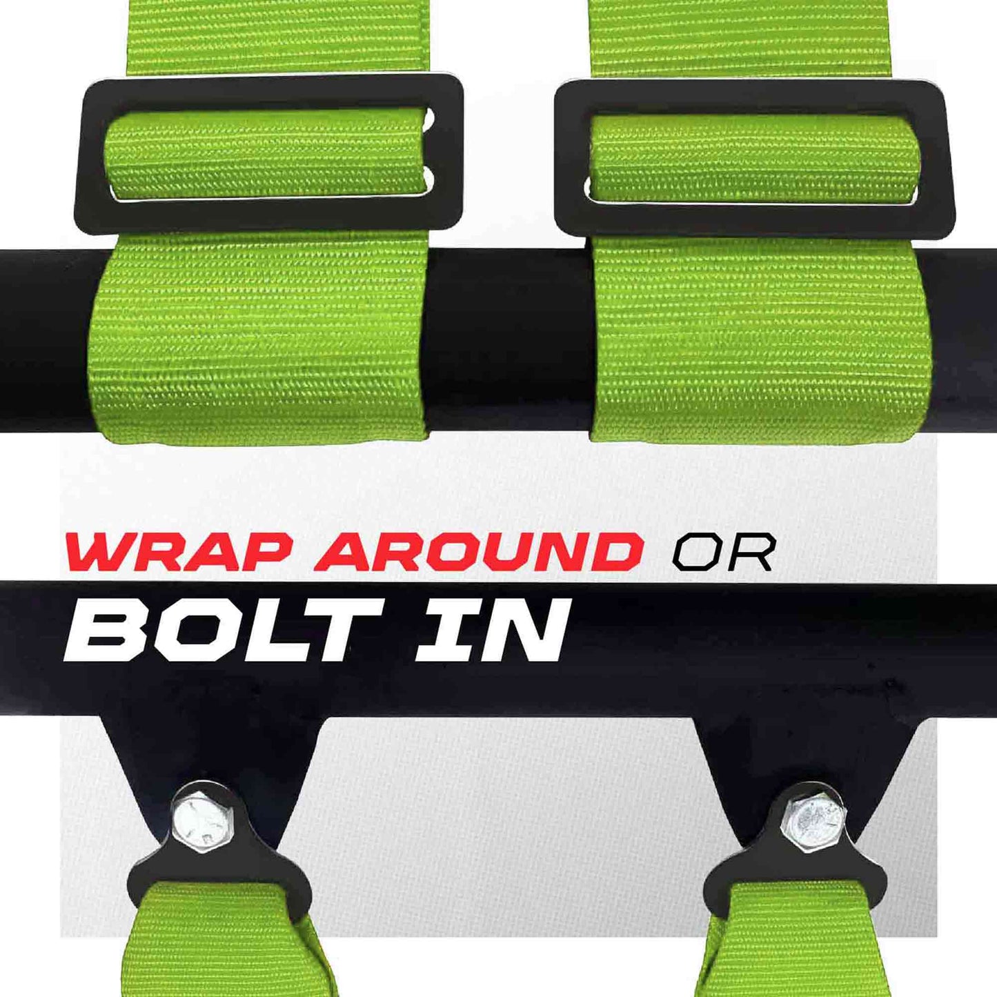 2" & 3" 4pt & 5pt Elite Series Race Latch "EZ" Adjust Harness