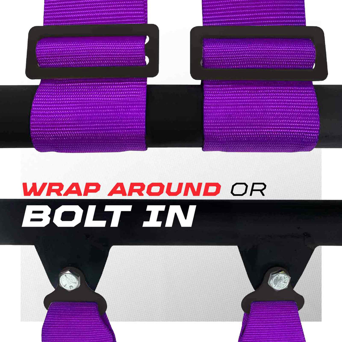 2" & 3" 4pt & 5pt Elite Series Race Latch "EZ" Adjust Harness