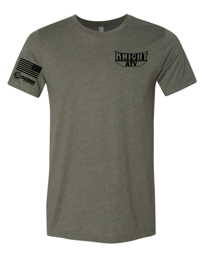 Yeti-Man Military Green T-Shirt