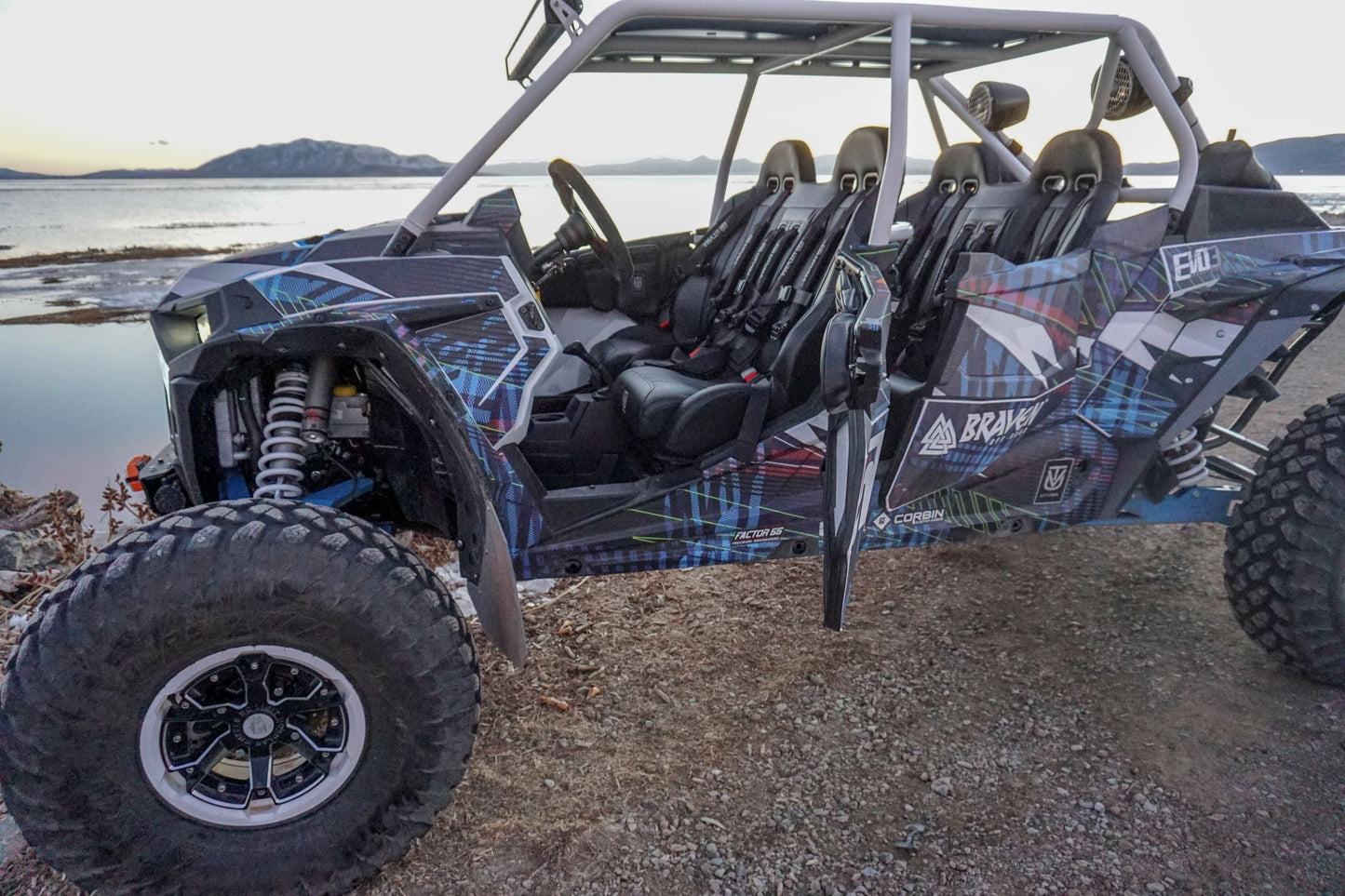 RZR 1000 Elite Series Bench Seat Front or Rear Bench Seat W Harnesses (over the console) (2014-2023)