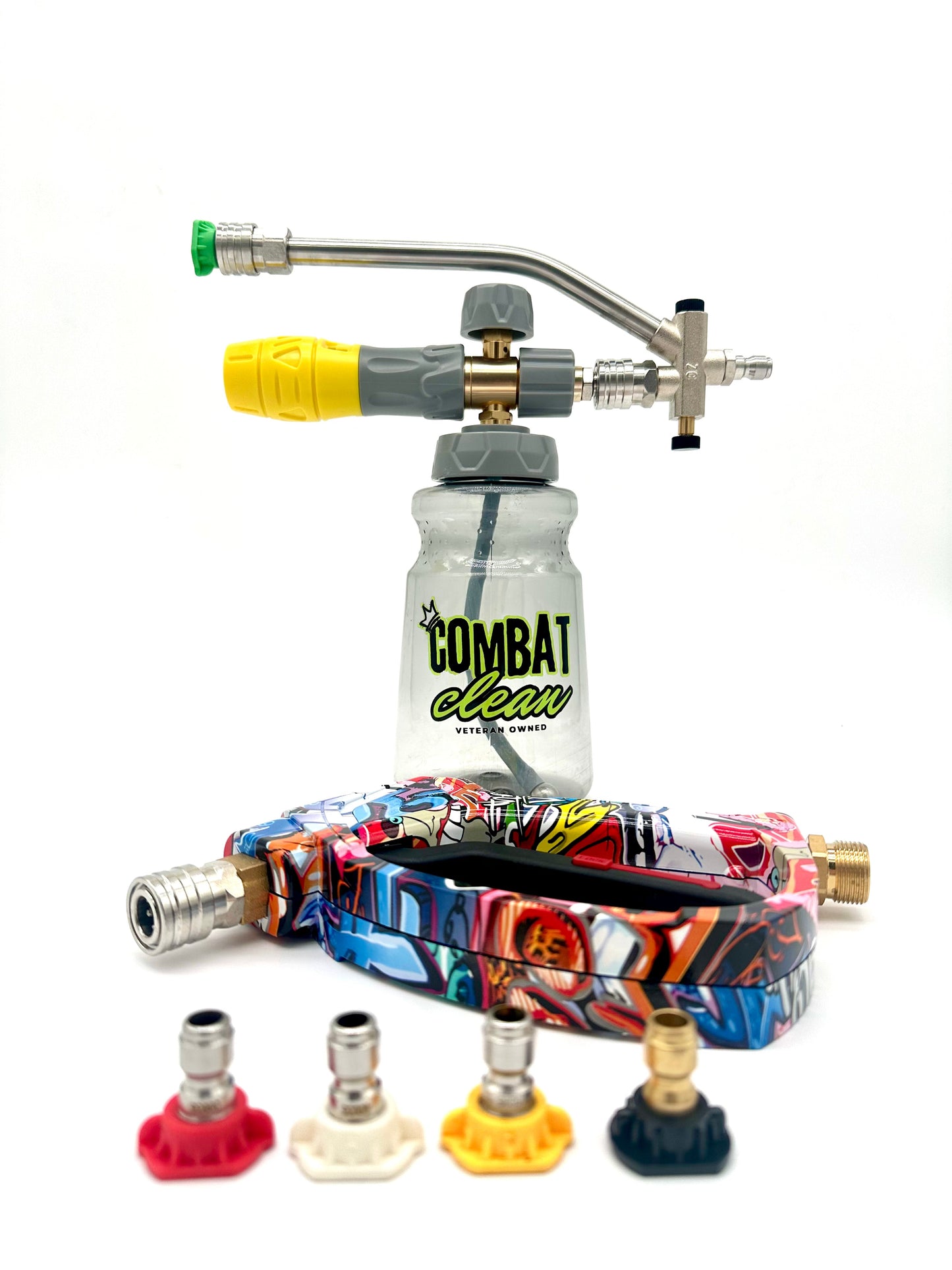 Combat Clean Foam Cannon / Graffiti Handle Set - Combat Clean