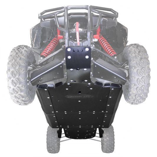 Factory UTV Honda Talon 1000 4 UHMW Skid Plate and Rock Sliders - Factory UTV