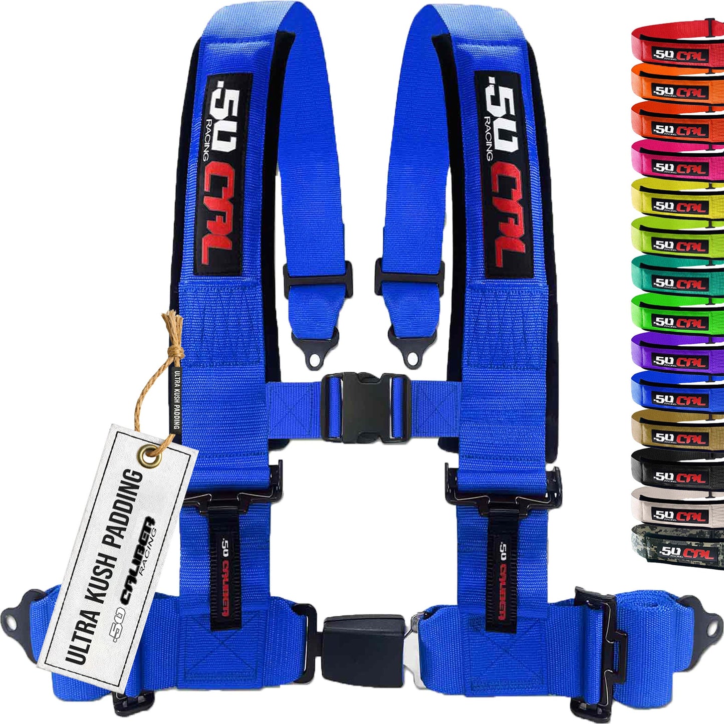 Pro Series 2" & 3" 4 point Harness with push button release