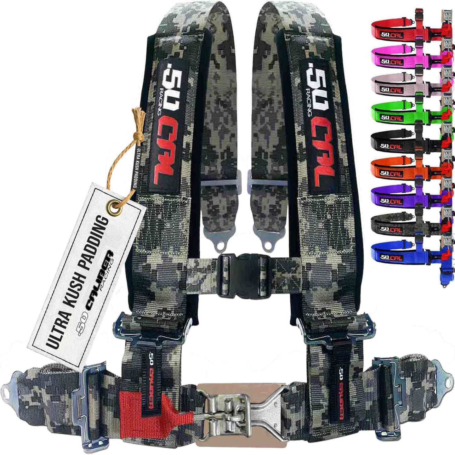 Pro Series 3" 4 point Latch Harness 50 Caliber Racing
