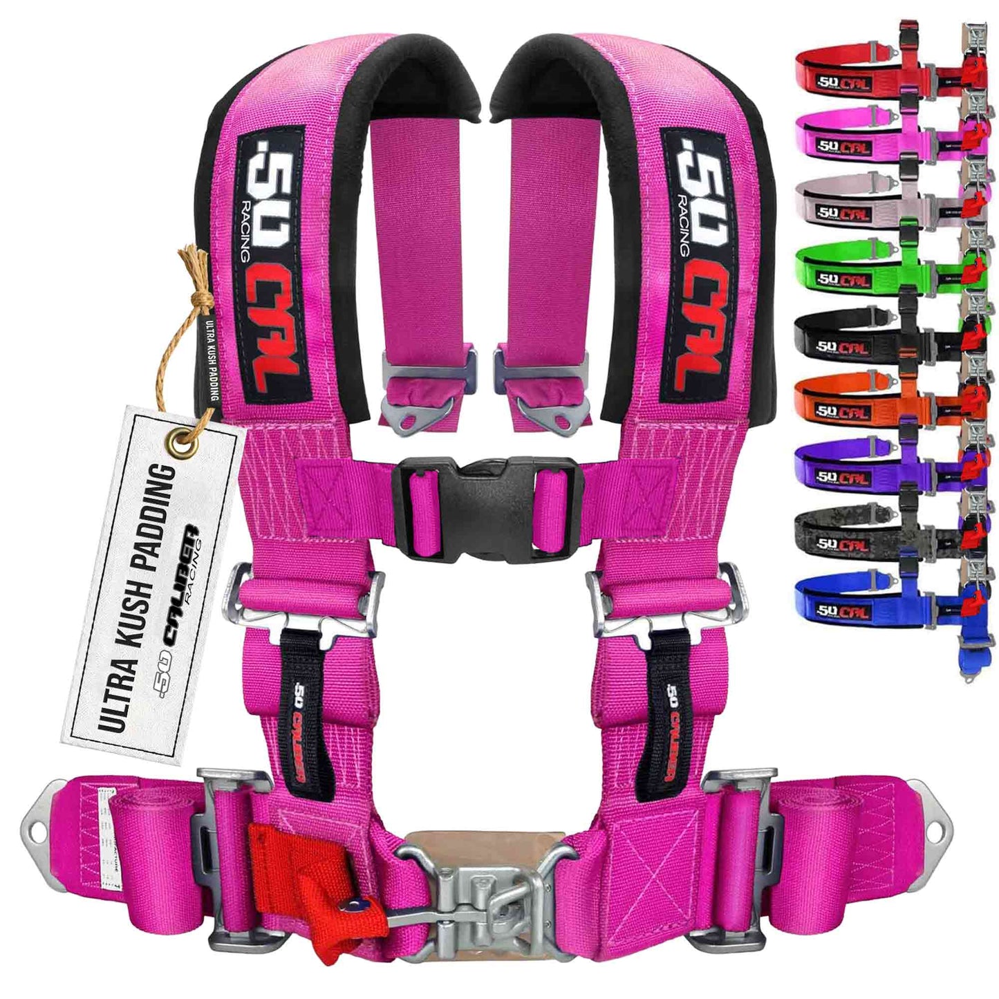 Pro Series 3" 4 point Latch Harness 50 Caliber Racing