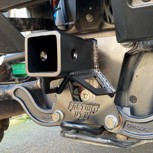 Factory UTV Polaris RZR XP Turbo S Rear Hitch Receiver - Factory UTV