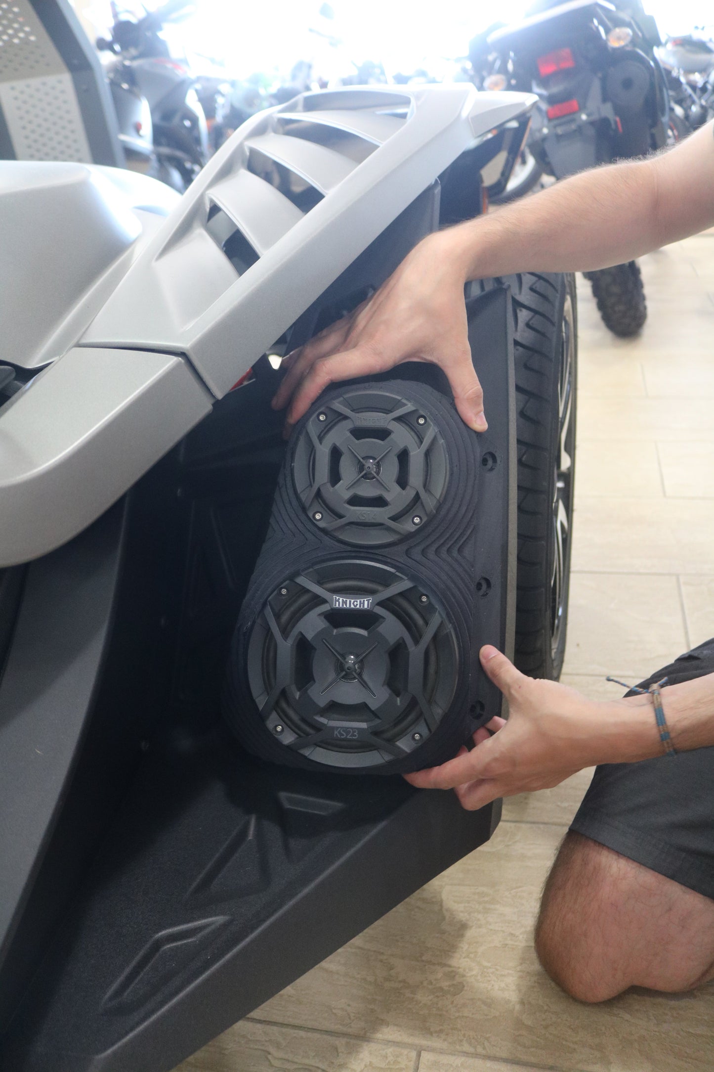 Polaris Slingshot Bluetooth LED Sound System - Housings Only