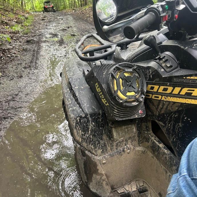 Yamaha Kodiak 700 (16–25) Bluetooth LED ATV Sound System