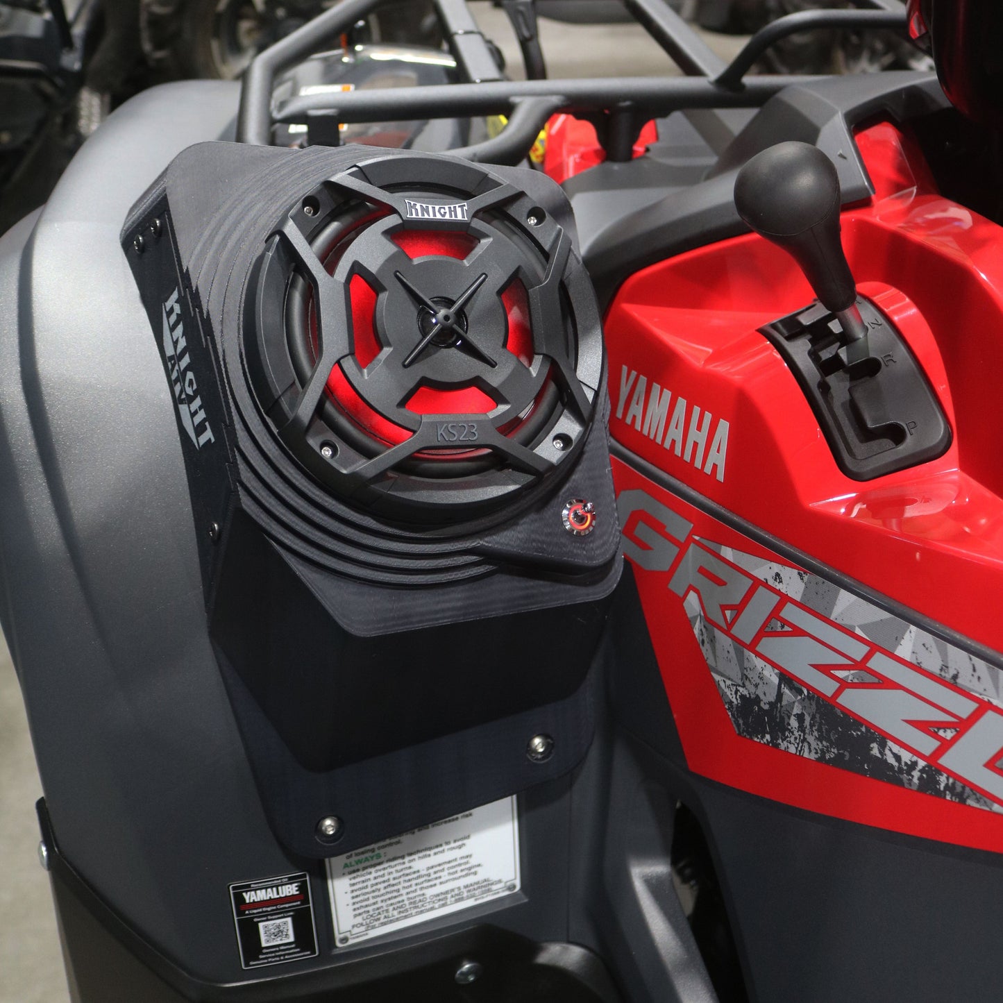 Yamaha Grizzly 700 (16–25) Bluetooth LED ATV Surround Sound System