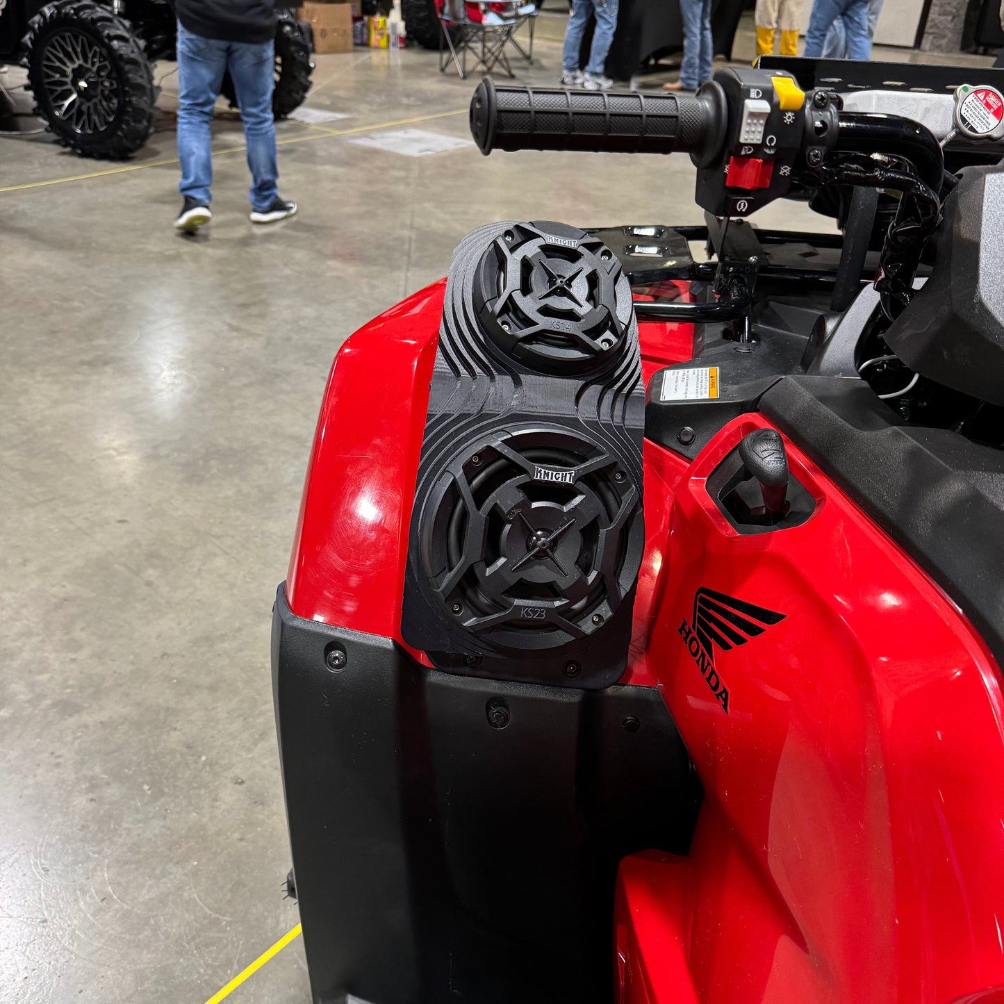 Honda Rancher (14–25) Bluetooth LED ATV Double Surround Sound System