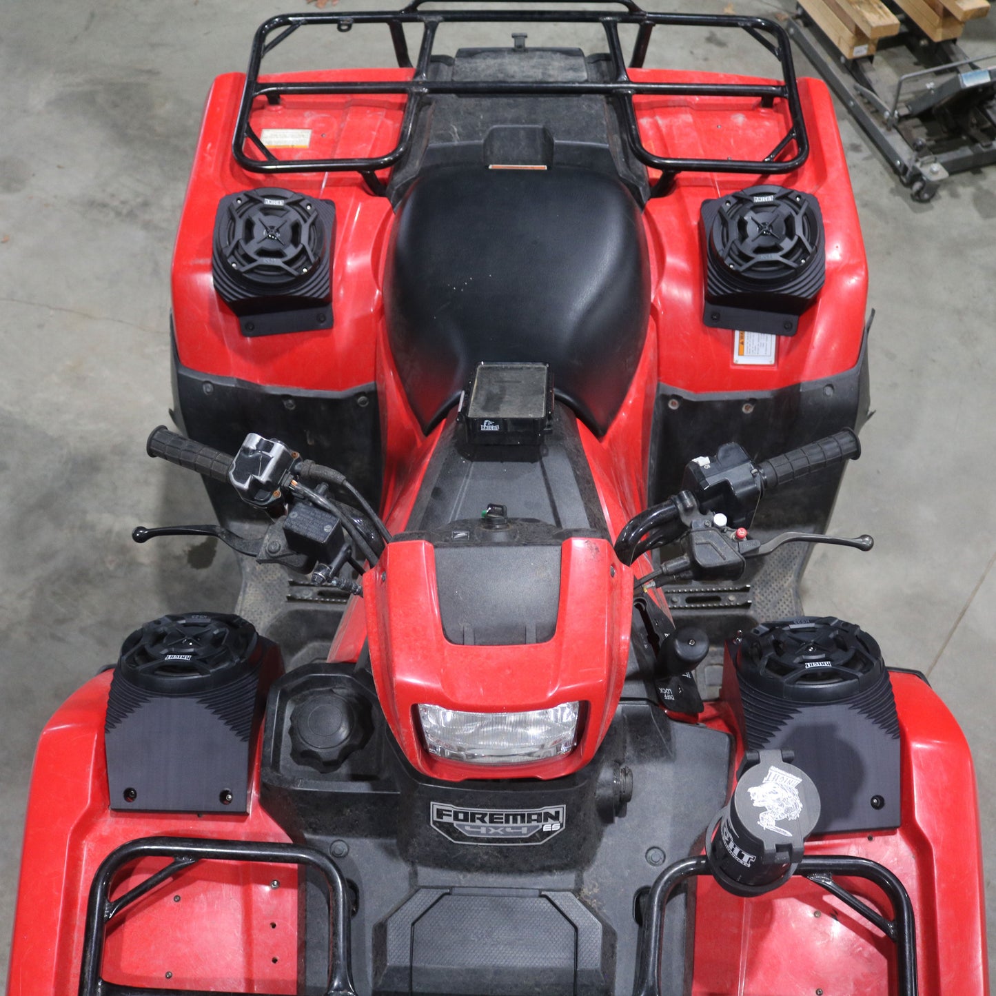 Honda Foreman and Rubicon (14–25) Bluetooth LED Rear ATV Sound System