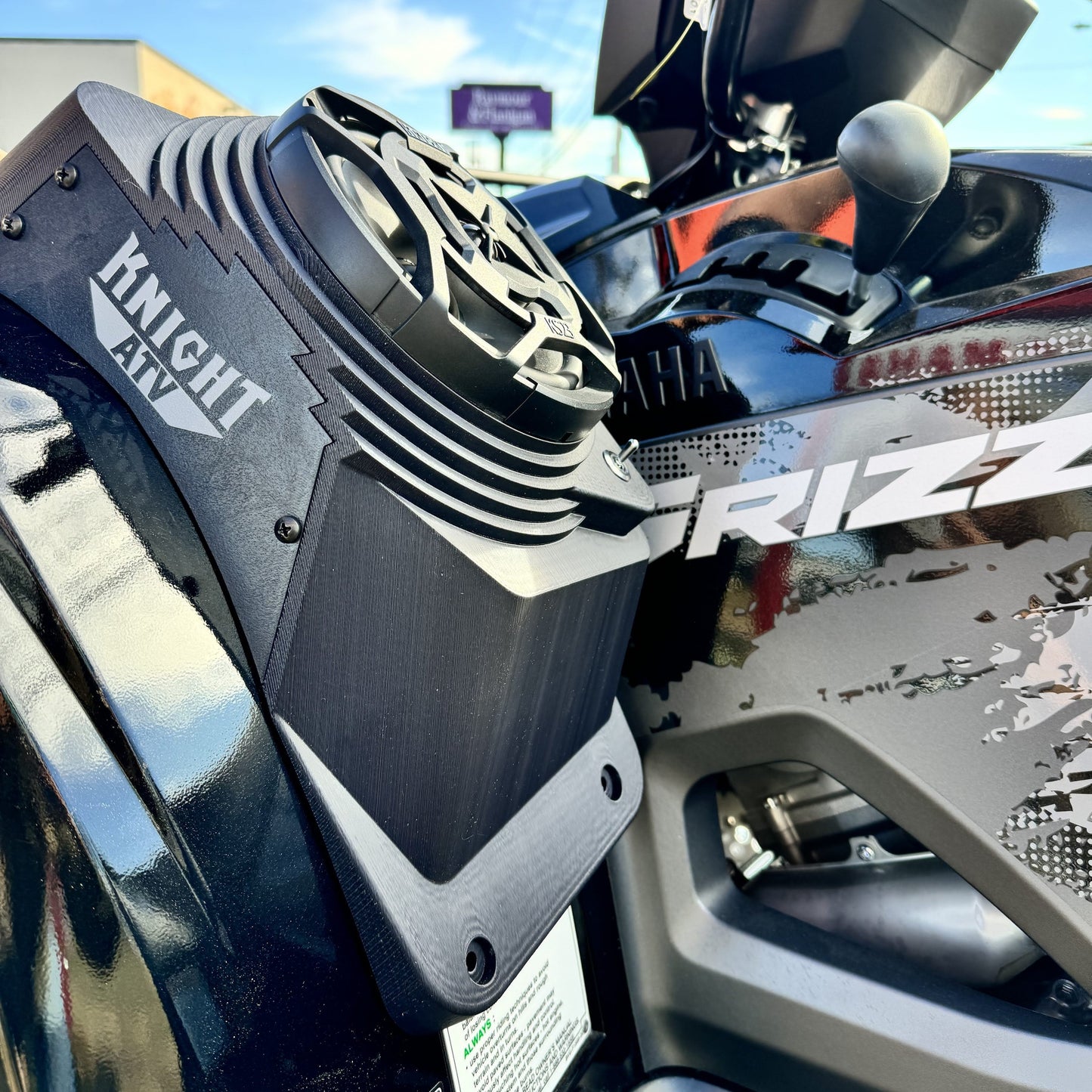 Yamaha Grizzly 700 (16–25) Bluetooth LED ATV Surround Sound System