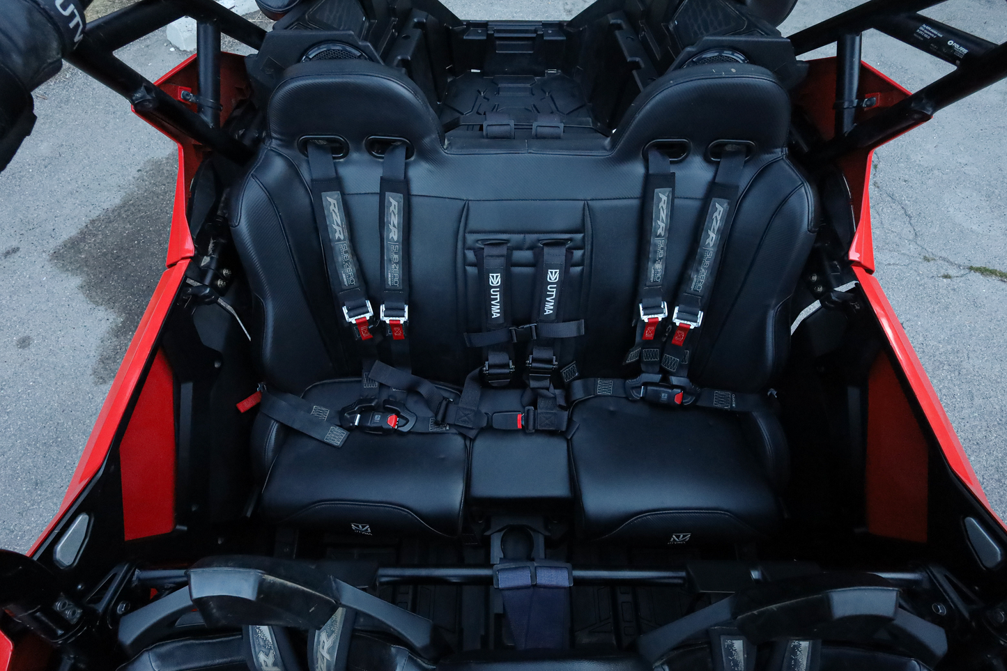 RZR PRO XP/ Pro S/ Pro R Rear Bench Seat W Harnesses (2025+)