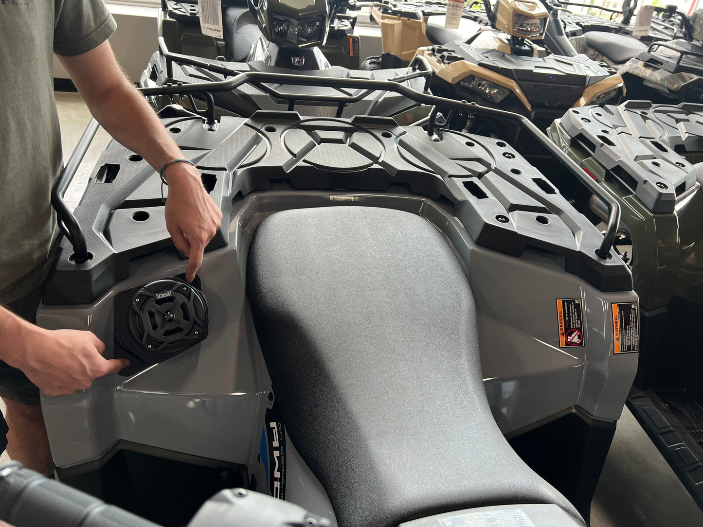 Polaris Sportsman (05-25) Bluetooth LED ATV Surround Sound System