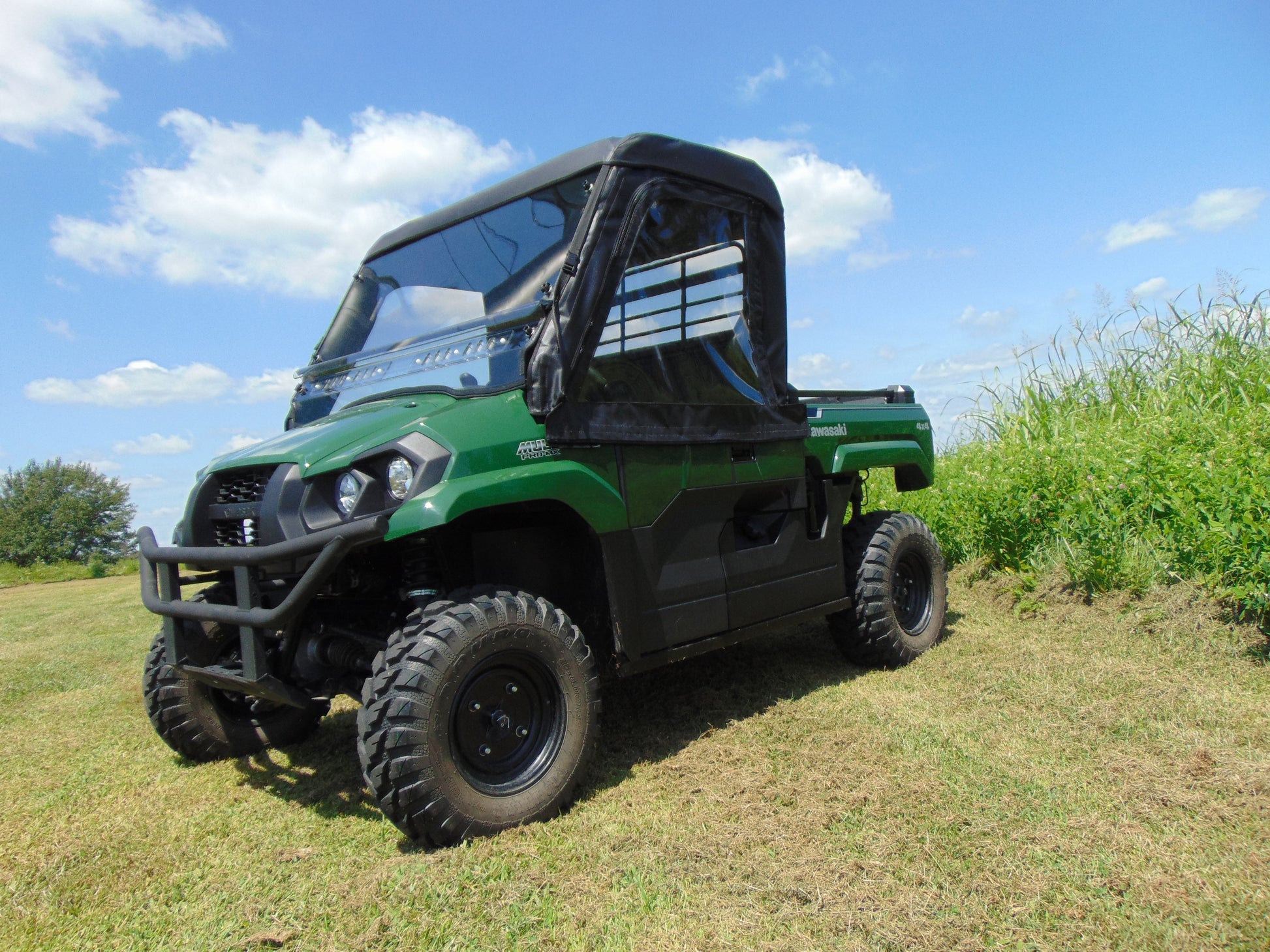 Kawasaki Pro-MX - Full Cab Enclosure for Hard (KAWMMX-FCH-BLK) - 3 Star UTV
