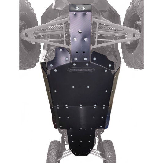 Factory UTV Kawasaki Teryx KRX 4 1000 UHMW Skid Plate and Rock... - Factory UTV