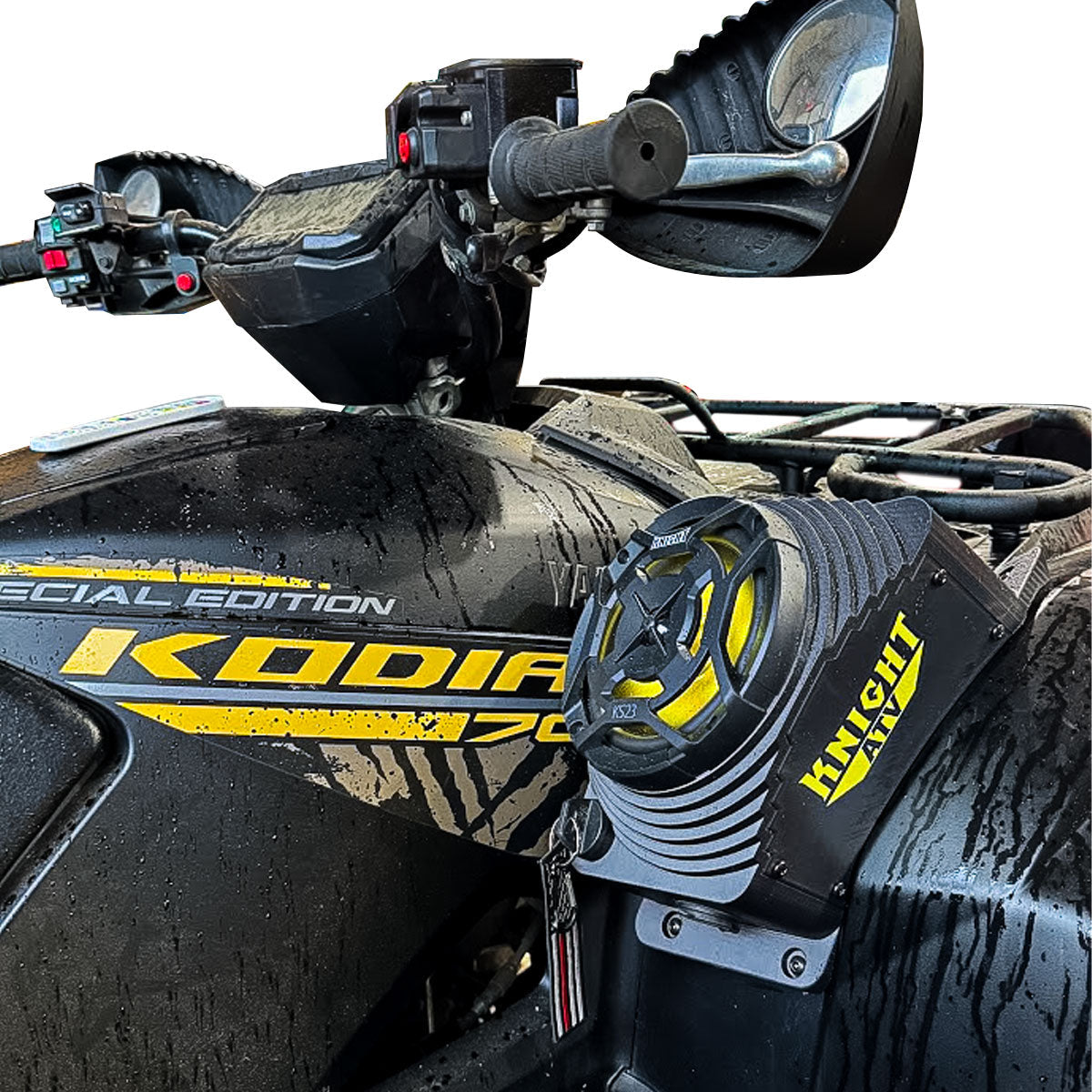 Yamaha Kodiak 700 (16–25) Bluetooth LED ATV Sound System