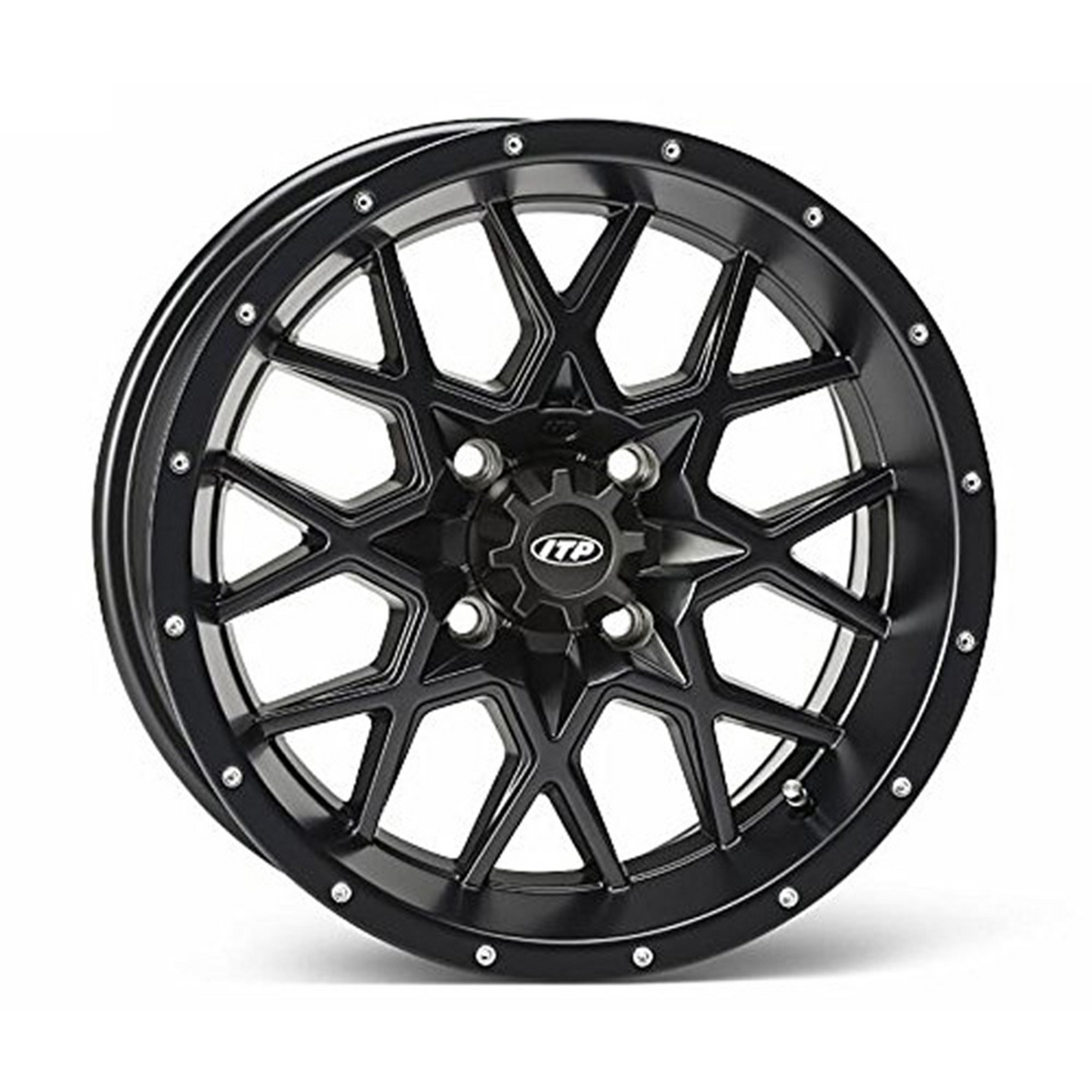 Itp Hurricane Wheel 14X7 Matteblack (14RB113BX) - 1428638536B