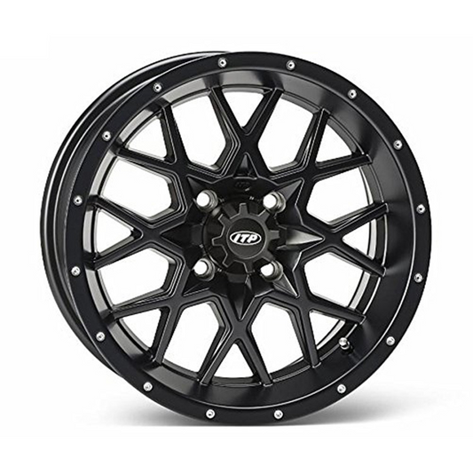 Itp Hurricane Wheel 14X7 Matteblack (14RB113BX) - 1428638536B
