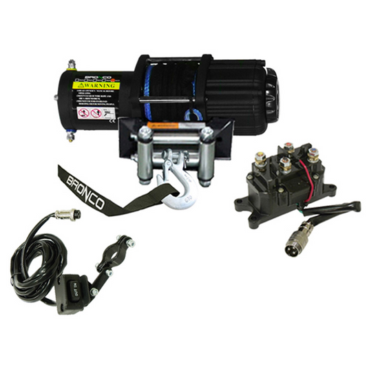 Bronco 4500 Lb Winch Synthetic Rope - AC-12108